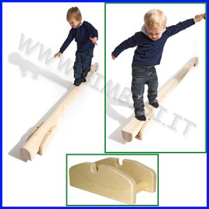 ATTREZZI GINNICI LEGNO ASSE EQUILIBRIO