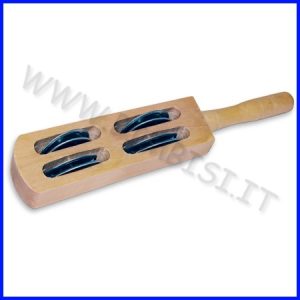 STRUMENTI MUSICALI ASTA MUSICALE C/4 COPPIE PIATTELLI cm 22X4X4