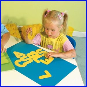 LETTERE IN CART. ONDULATO – SET 28 PEZZI