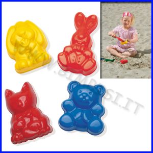 FORMINE ANIMALI IN PLASTICA – SET 4 PZ.