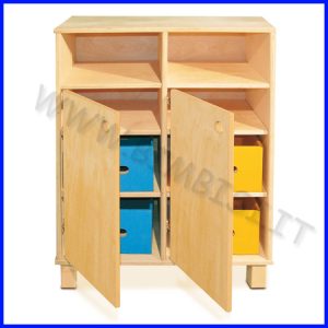 MOBILE 2 ANTE E 4 RIPIANI LINEA MILANO CM 72X45X100H FINO AD ESAURIMENTO