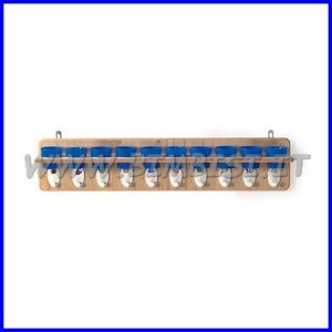MENSOLA COMPLETA PER BAGNO 94x18h cm C/BICCHIERI,GANCI,CONTRASSEGNI