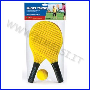 RACCHETTE CORTE TENNIS SET 2+1 PALLINA