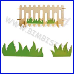 DECORAZIONI LEGNO CESPUGLI CM 74X20H