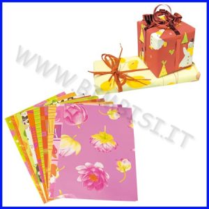 CARTA REGALO 10 FG CM.70X100 ASSORTITI