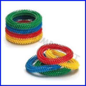 ANELLI SENSORIALI AKU RING DIAM.CM.17 SET 4 PZ COL. ASS.