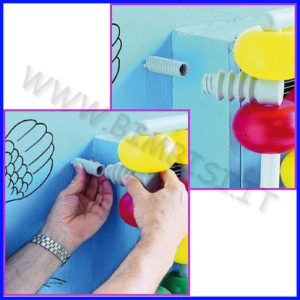 PROTEZIONI DI SICUREZZA BIBALL KIT DI FISSAGGIO AL MURO