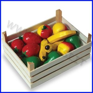 ALIMENTI IN LEGNO CASSETTA 12 FRUTTI ASSORTITI