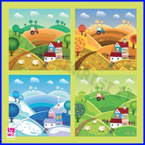 NUVOLA – TAPPETO CM.100X100 – 4 STAGIONI