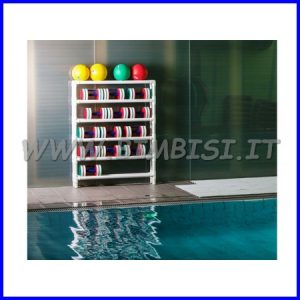 SCAFFALE PORTA ATTREZZI CM 105x17x H140