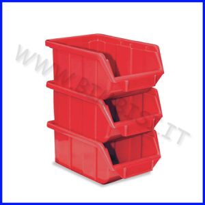 CONTENITORE ARCHIVIO CON PORTA ETICH CM.16X25X12,9 – SET 30 PZ. – ROSSO ESAUR