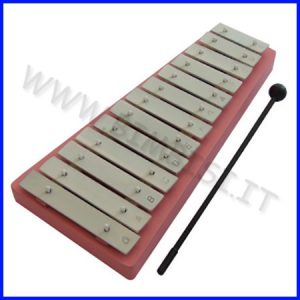STRUMENTI MUSICALI METALLOFONO 13 TONI CM. 34