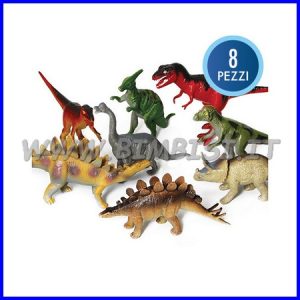 ANIMALI DINOSAURI – BUSTA 8 PZ.