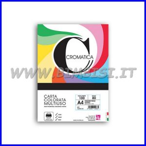 CARTA COLORATA A4 GR.200 COLORI TENUI CF 100