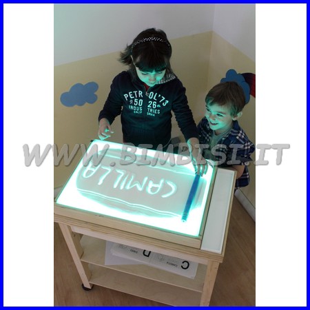PIANO LUMINOSO CAMBIACOLORE CM. 62X42X7H - immagine 5