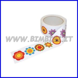 ADESIVI – ROTOLO PZ. 450 – FIORI E MANDALA MM. 48