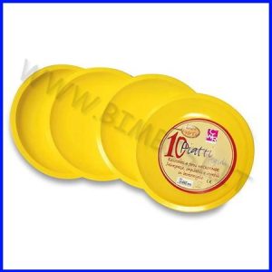 PIATTI TONDI GIALLI DIAM.22.5 CF.10 PZ