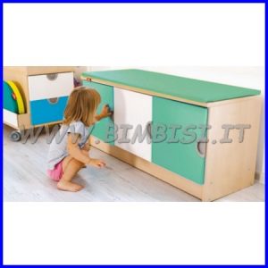 PANCA IN LEGNO BASE 3 CM. 114X40X49 SENZA ACCESSORI