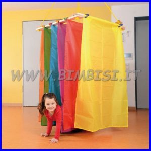 DRAPPI COLORATI CM. 100X145 – SET PZ. 6