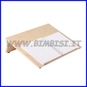 PIANO INCLINATO ERGONOMICO IN LEGNO CM. 45x36x13