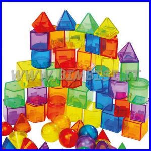 FORME GEOMETRICHE TRASPARENTI SET PZ. 12