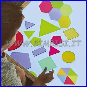 SAGOME LOGICHE GRANDI TRASLUCIDE – SET 20 PZ. ASS.