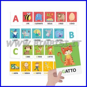 FLASH CARDS TATTILI – MONTESSORI