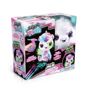 Airbrush plush – Magic Unicorn