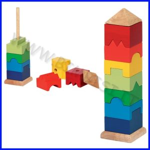 TORRE IMPILABILE IN LEGNO (9 PZ.)