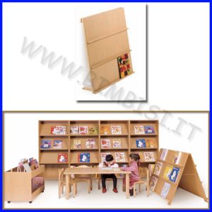 LIBRERIA A MURO 90X20X100