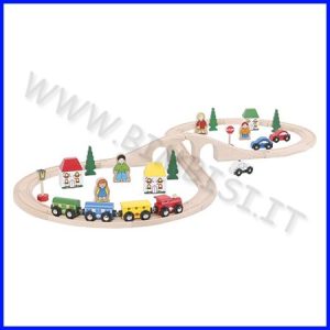 TRENO-GO – SET CIRCUITO FERROVIARIO LA FORMA DELL’OTTO