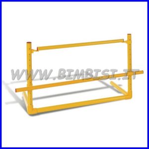 OSTACOLO GRADUATO REGOLABILE 2 TRAVERSE DA 5 A 60 CM