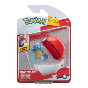 Pokémon Clip n Go – Squirtle + Poké Ball