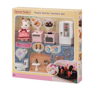 Sylvanian Families – Arredamento completo con mamma Coniglio Cioccolato