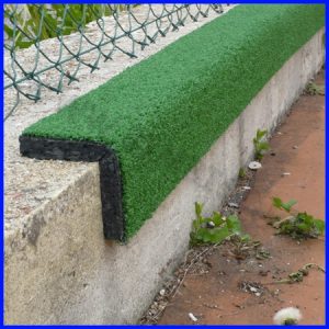 ANGOLARE DI SICUREZZA ERBA SINTETICA BARRA CM 98x20x2.5