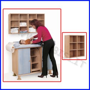 CASELLARIO PORTACAMBI 6 VANI 60X19X60h